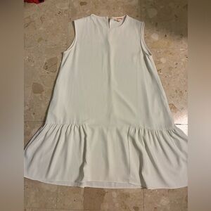 Mazik White Sleeveless Dress